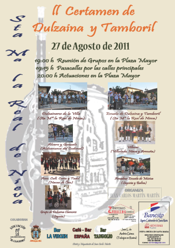 Fotos II Certamen de Dulzaina y Tamboril - Santa María la Real de Nieva 2011
